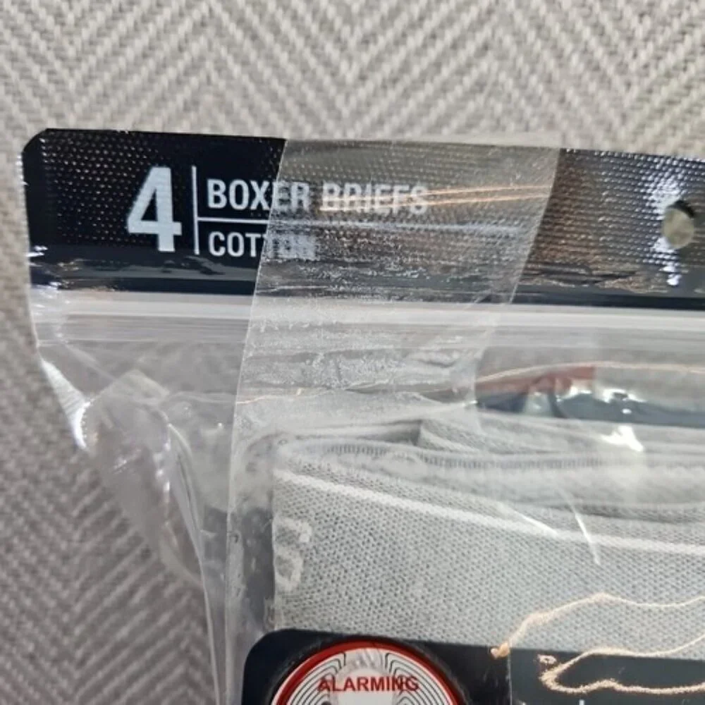 HANES‎ Boxer Briefs Men's M 32-34 Assorted Tagless Comfort Flex 4 Pack J742B4